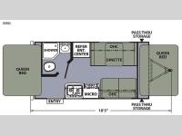 Floorplan - 2015 Coachmen RV Apex Ultra-Lite 151RBX