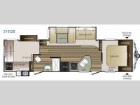 Floorplan - 2015 Keystone RV Cougar X-Lite 31SQB