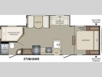 Floorplan - 2015 Keystone RV Bullet 272BHSWE