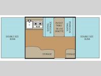 Floorplan - 2015 Coachmen RV Clipper Camping Trailers 806 LS