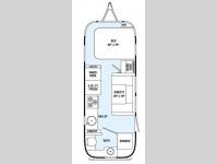 Floorplan - 2015 Airstream RV International Serenity 23FB