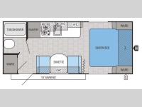 Floorplan - 2015 Jayco Jay Flight SLX 195RB