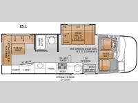 Floorplan - 2015 Thor Motor Coach Axis 25.1