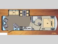 Floorplan - 2014 Shasta RVs Phoenix Rise 27RL