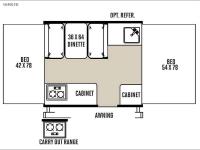 Floorplan - 2015 Forest River RV Rockwood Freedom Series 1640LTD