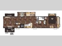 Floorplan - 2015 Forest River RV Cherokee Destination Trailers 39KR