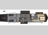 Floorplan - 2015 Keystone RV Fuzion 345