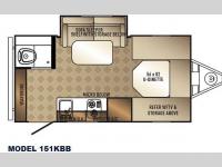 Floorplan - 2015 Palomino PaloMini 151KBB