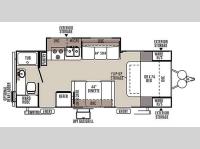 Floorplan - 2015 Forest River RV Rockwood Mini Lite 2502KS