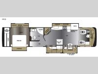 Floorplan - 2015 Forest River RV Berkshire XL 40QL
