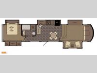 Floorplan - 2016 CrossRoads RV Cameo CM39FL