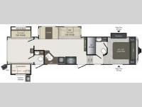 Floorplan - 2015 Keystone RV Laredo 385BH