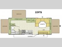 Floorplan - 2016 Starcraft Travel Star 229TB