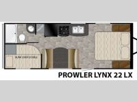 Floorplan - 2016 Heartland Prowler Lynx 22 LX