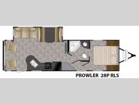 Floorplan - 2016 Heartland Prowler 28P RLS