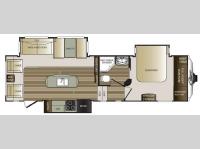 Floorplan - 2016 Keystone RV Cougar 280RLSWE