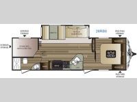 Floorplan - 2016 Keystone RV Cougar X-Lite 28RBS