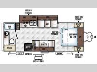 Floorplan - 2016 Forest River RV Flagstaff Micro Lite 25DKS