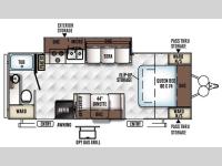 Floorplan - 2016 Forest River RV Rockwood Mini Lite 2502KS