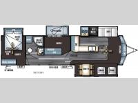 Floorplan - 2016 Forest River RV Salem Villa Series 385FLBH Estate