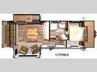 Floorplan - 2016 Open Range RV Light LT274RLS