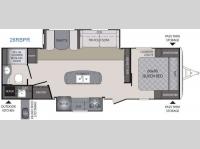 Floorplan - 2016 Keystone RV Premier Ultra Lite 26RBPR