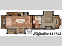 Floorplan - 2016 Grand Design Reflection 337RLS