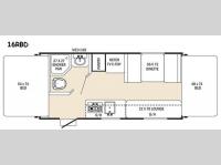 Floorplan - 2016 Coachmen RV Viking Ultra-Lite 16RBD