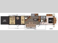 Floorplan - 2016 Dutchmen RV Voltage V-Series V3805