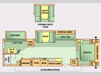 Floorplan - 2007 Jayco Jay Flight 31 BHDS