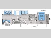 Floorplan - 2016 Jayco Eagle 345BHTS