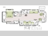 Floorplan - 2016 Tiffin Motorhomes Phaeton 36 GH