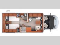 Floorplan - 2016 Leisure Travel Unity U24TB