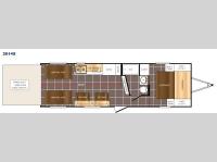 Floorplan - 2016 Prime Time RV Fury 2614X