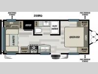 Floorplan - 2016 Forest River RV EVO ATS 200RD