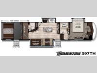 Floorplan - 2016 Grand Design Momentum 397TH