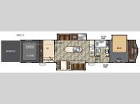 Floorplan - 2016 Forest River RV Vengeance Touring Edition 38D12