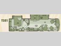 Floorplan - 2006 National RV Tropical T351