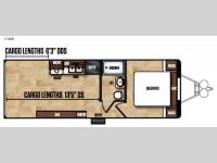 Floorplan - 2017 Forest River RV Work and Play Ultra Lite 25WB LE