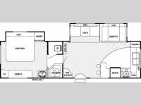 Floorplan - 2007 Forest River RV Cherokee 30F