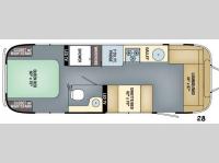 Floorplan - 2017 Airstream RV Flying Cloud 28