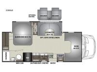 Floorplan - 2017 Coachmen RV Prism 2200 LE