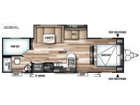 Floorplan - 2017 Forest River RV Wildwood X-Lite 263BHXL