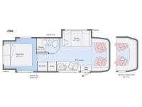Floorplan - 2017 Winnebago View 24G