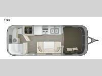 Floorplan - 2017 Airstream RV Sport 22FB