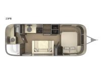 Floorplan - 2017 Airstream RV International Signature 23FB