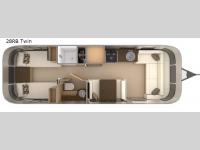 Floorplan - 2017 Airstream RV Flying Cloud 28 Twin