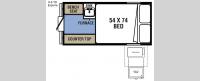 Clipper Camping Trailers 9.0 TD Explore Floorplan Image