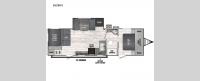 Clipper Ultra-Lite 262BHS Floorplan Image