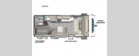 Salem Cruise Lite 19DBXL Floorplan Image